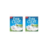 Ever Clean Scented Kedi Kumu, 6 Lt x 2 Adet, Koku Kontrolü ve Maksimum Topaklanma