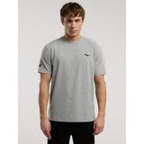 Ever Essentials Regular Gri Melanj Erkek Tişört - 3XL