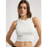 Ever Relaxed Rib Kadın Thick-Strapped Atlet TW0024 Beyaz