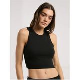 Ever Relaxed Rib Siyah Kadın Thick-Strapped Atlet - M - Renkli