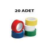 everart 20 Adet Renkli Elektrik Bandı Pvc İzole Bantı