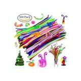 everart 300 Adet, Şönil, 30 Cm, Tüylü Tel, Eğitici Şönil Seti, Renkli Tel