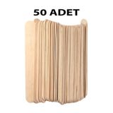 everart 50 Adet Ahşap Dil Çubuğu Büyük Geniş Abeslang Dondurma Dil Basma Ağda Çubuğu
