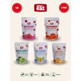 Evereat 5'Li Freeze Dry Meyve Cipsi Seti - Frambuaz, Hurma, Elma, Dut, Kavun Çıtır Meyve Paketi