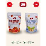 Evereat Cennet Hurması-Dut Freeze Dry Meyve Cipsi 2'li Paket Doğal Atıştırmalık - 2 Adet