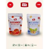 Evereat Cennet Hurması-Dut Freeze Dry Meyve Cipsi 2'Li Paket Doğal Atıştırmalık