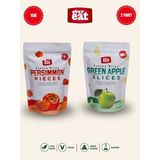 Evereat Cennet Hurması-Elma Freeze Dry Meyve Cipsi 2'li Paket Doğal Atıştırmalık - 2 Adet