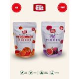 Evereat Cennet Hurması-Incir Freeze Dry Meyve Cipsi 2'li Paket Doğal Atıştırmalık - 2 Adet
