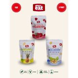 Evereat Çilek-Ananas-Dut Freeze Dry Meyve Cipsi 3'lü Paket Gurme Atıştırmalık - 1 Adet