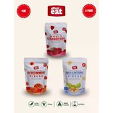 Evereat Çilek-Cennet Hurması-Dut Freeze Dry Meyve Cipsi 3'Lü Paket Doğal Atıştırmalık