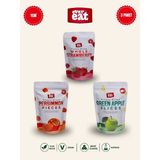 Evereat Çilek-Cennet Hurması-Elma Freeze Dry Meyve Cipsi 3'lü Paket Doğal Atıştırmalık - 1 Adet