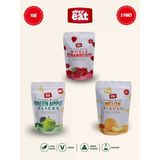 Evereat Çilek-Elma-Kavun Freeze Dry Meyve Cipsi 3'Lü Paket Gurme Atıştırmalık