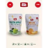 Evereat Dut-Kavun Freeze Dry Meyve Cipsi 2'Li Paket Doğal Atıştırmalık Seti