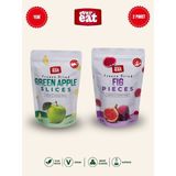 Evereat Elma-Incir Freeze Dry Meyve Cipsi 2'li Paket Doğal Atıştırmalık Seti - 2 Adet