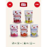 Evereat Freeze Dry Meyve Cipsi 5'li Set Çilek Ananas Frambuaz Hurma Dut Kurutulmuş Meyve - 5 Adet