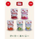 Evereat Freeze Dry Meyve Cipsi 5'li Set Çilek Frambuaz Hurma Elma Dut Kurutulmuş Meyve - 5 Adet