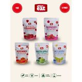 Evereat Freeze Dry Meyve Cipsi 5'Li Set Çilek Frambuaz Hurma Elma Dut Kurutulmuş Meyve