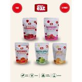 Evereat Freeze Dry Meyve Cipsi 5'li Set Çilek Frambuaz Hurma Elma Kavun Kurutulmuş Meyve - 5 Adet