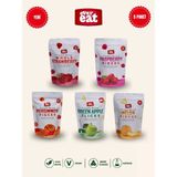 Evereat Freeze Dry Meyve Cipsi 5'Li Set Çilek Frambuaz Hurma Elma Kavun Kurutulmuş Meyve
