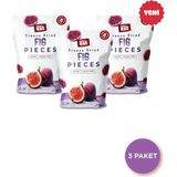 Evereat Incir Kuru Meyve Cipsi 30 G X 3 Adet Dondurularak Kurutulmuş Meyve - Freeze Dried