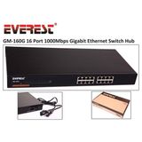 EVEREST 16port GM-160G GIGABIT METAL KASA YÖNETİLEMEZ SWITCH