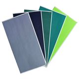 everest 1953 5'li set x-Repair Patch kendinden yapışkanlı onarım çıkartması, su naylon yama, çadır, sırt çantası, tente, şişme bot, şişme yatak, kuş tüyü ceket için, 7 x 14 cm, mavi, yeşil, turkuaz