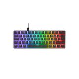 Everest Briar Siyah Type-C Bağlantılı Rgb Puding Tuşlu Gaming Oyuncu Klavye Q Mekanik Red Switch