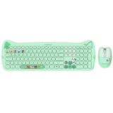 Everest Catty KM-6283 Yeşil Kablosuz Klavye Mouse Seti