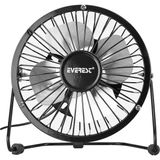 Everest EFN-482 Masa Üstü USB Fan Soğutucu Vantilatör Klima USB Girişli Metal Serinletici Fan M - Çok Renkli
