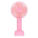 Everest EFN-502 Şarjlı Fan Mini Taşınabilir El Masa Üstü 3 Kademeli Mini Pembe Vantilatör