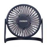 Everest EFN-505 145x141x105 mm Masaüstü Lacivert Usb Fan