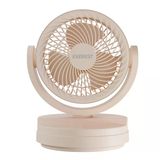 Everest EFN-509 3 Kademeli Hız 17.5 cm 3 Kanat Pervane ve Çerçeve Masaüstü USB Krem Vantilatör