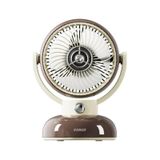 Everest Efn12 Kahve 1200mah 3 Hız Kademe Led Işıklı Retro Masaüstü Usb Fan 1 Adet