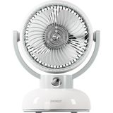 Everest Efn12 Krem 1200Mah 3 Hız Kademe Led Işıklı Retro Masaüstü Usb Fan