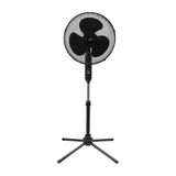 Everest FAN10 Ecowind Siyah 16 Maks 45W 3 Kademe 1100RPM Metal Yıldız Ayak 3 Bıçaklı Vantilatör/ Pervanesi, Ev Tipi Vantilatör