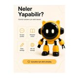 Everest Grup Yapay Zeka Robotu Çocuklar İçin Konuşan Eğitici Akıllı Oyuncak 40+ Dil Destekli 3+ Yaş