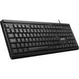 everest kb-741q siyah-gri usb 2 metre bakır kablolu usb q klavye - Yok