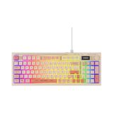 Everest Kb-79 Sılent Pro Bej-pembe-turuncu Sessiz Rgb Q Membrane Oyuncu Klavyesi