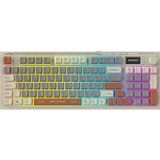 Everest Kb-79 Silent Pro Gri-Gri Mavi-Kahve Sessiz Rgb Q Membrane Oyuncu Klavyesi Kablolu
