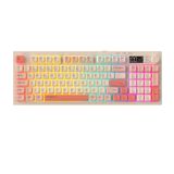 Everest KB-85 Silentpro Bej/Pembe/Turuncu RGB Wifi BT Oyuncu Klavyesi