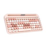 Everest Kb-98 Latte 2.4G-Bt1-Bt2 Çoklu Cihaz Bağlantılı Q Kablosuz klavye