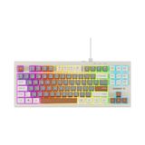 Everest Kb-98 Sılent Tkl Gri-gri Mavi-kahve Rainbow Q Membrane Klavye
