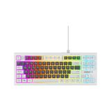 Everest Kb-98 Silent Tkl Gri Mavi-Beyaz Rainbow Q Membrane Kablolu Klavye