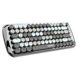 Everest KB-BT09 Parry Siyah-Gri Bluetooth+ 2.4Ghz Q Yuvarlak Tuşlu Mekanik Klavye Kablosuz Klavye