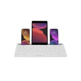 Everest Kb-bt82 Beyaz Bluetooth Ultra Ince+şarjlı Mac/win/android/ıos Uyumlu Tablet Standlı Kablosuz Klavye