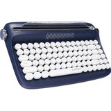 Everest KB-BT85 RETRO SERİES Lacivert Bluetooth Daktilo Q Mac/Win/Android/Ios Uyumlu Kablosuz klavye