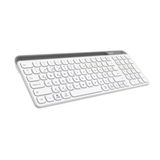 Everest KB-BT90 Beyaz-Gri Q Kablosuz Klavye