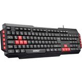 Everest KB-G7 Armor Siyah Kırmızı USB Multimedia Kablolu Q Klavye