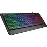 everest kb-r59 forza siyah usb rainbow backlight kablolu klavye - Yok