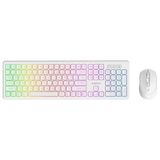 Everest KM-319BT Beyaz Kablosuz Klavye Mouse Seti